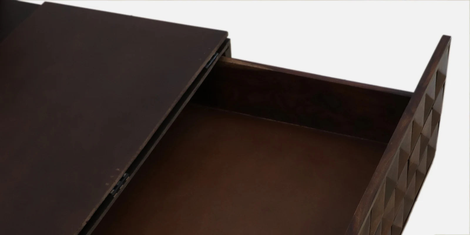 Belmani Sheesham Wood Pull Out 2 Seater Sofa Cum Bed In Provincial Teak Finish with Storage - Febonic Living