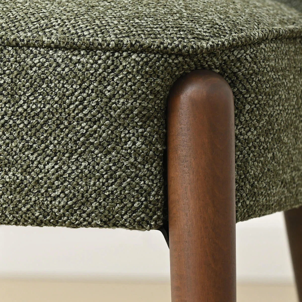 Supra Fabric Dining Chair In Green Colour (Set of 2)