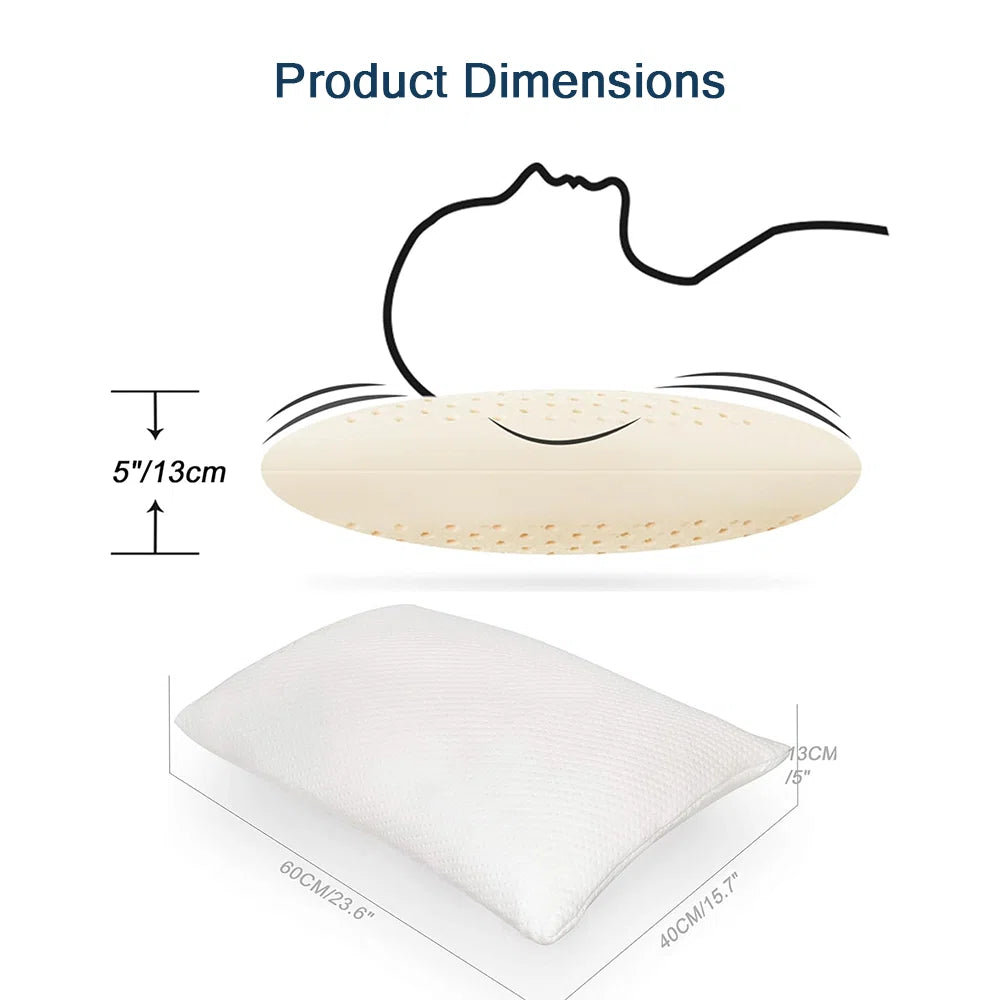 Kaori (28x14) Latex Pillows In (Pack of 2) - Febonic Living