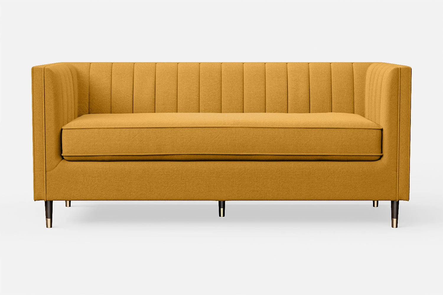 Tolly Fabric 3 Seater Sofa In Blush Yellow Colour - Febonic Living
