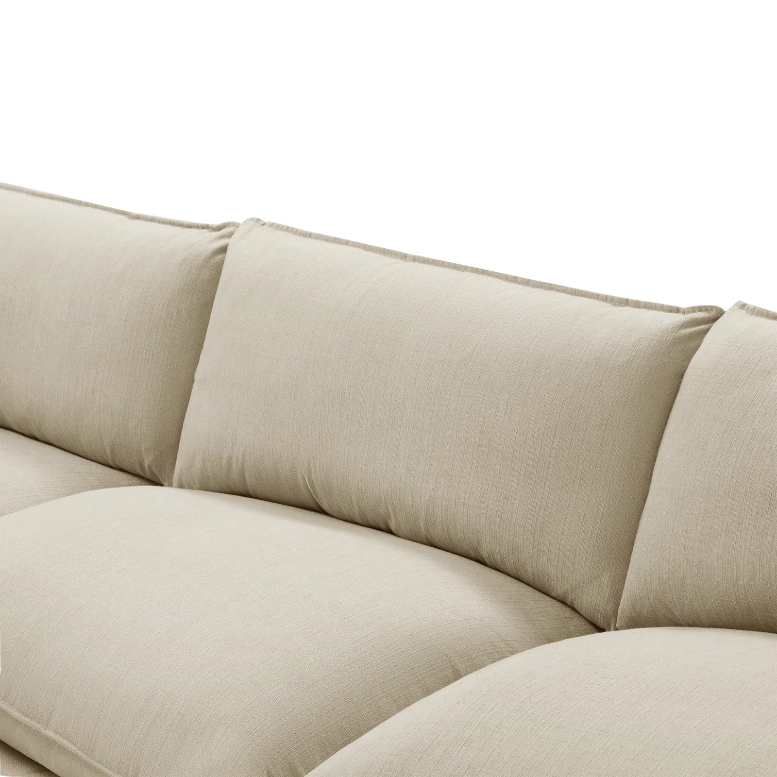 Tony Fabric 3 Seater Sofa In Beige Colour - Febonic Living