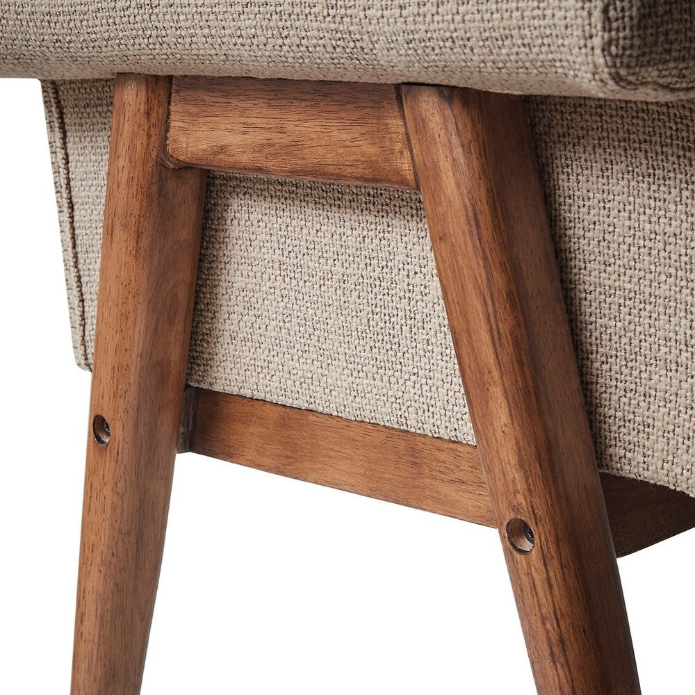 Lisbon Fabric 2 Seater Recamier In Grey Colour - Febonic Living