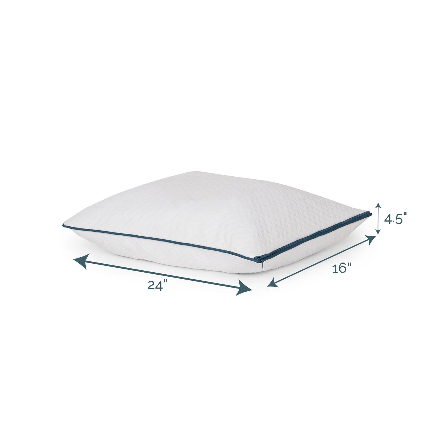 Gita Shredded (24x16) Memory Foam Pillows (Pack of 2) - Febonic Living