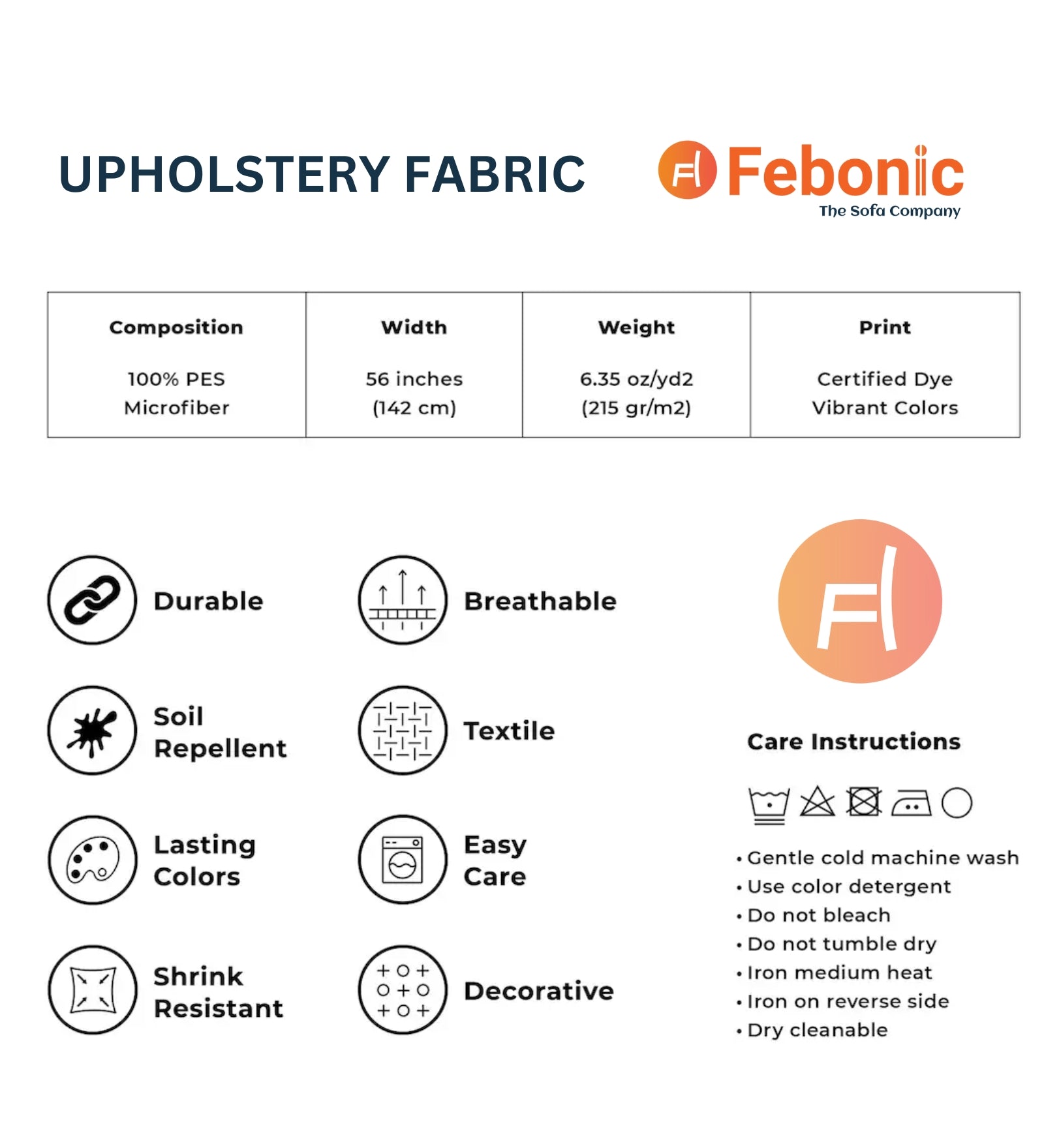 Cool Blue Crypto Poly Cotton Fabric