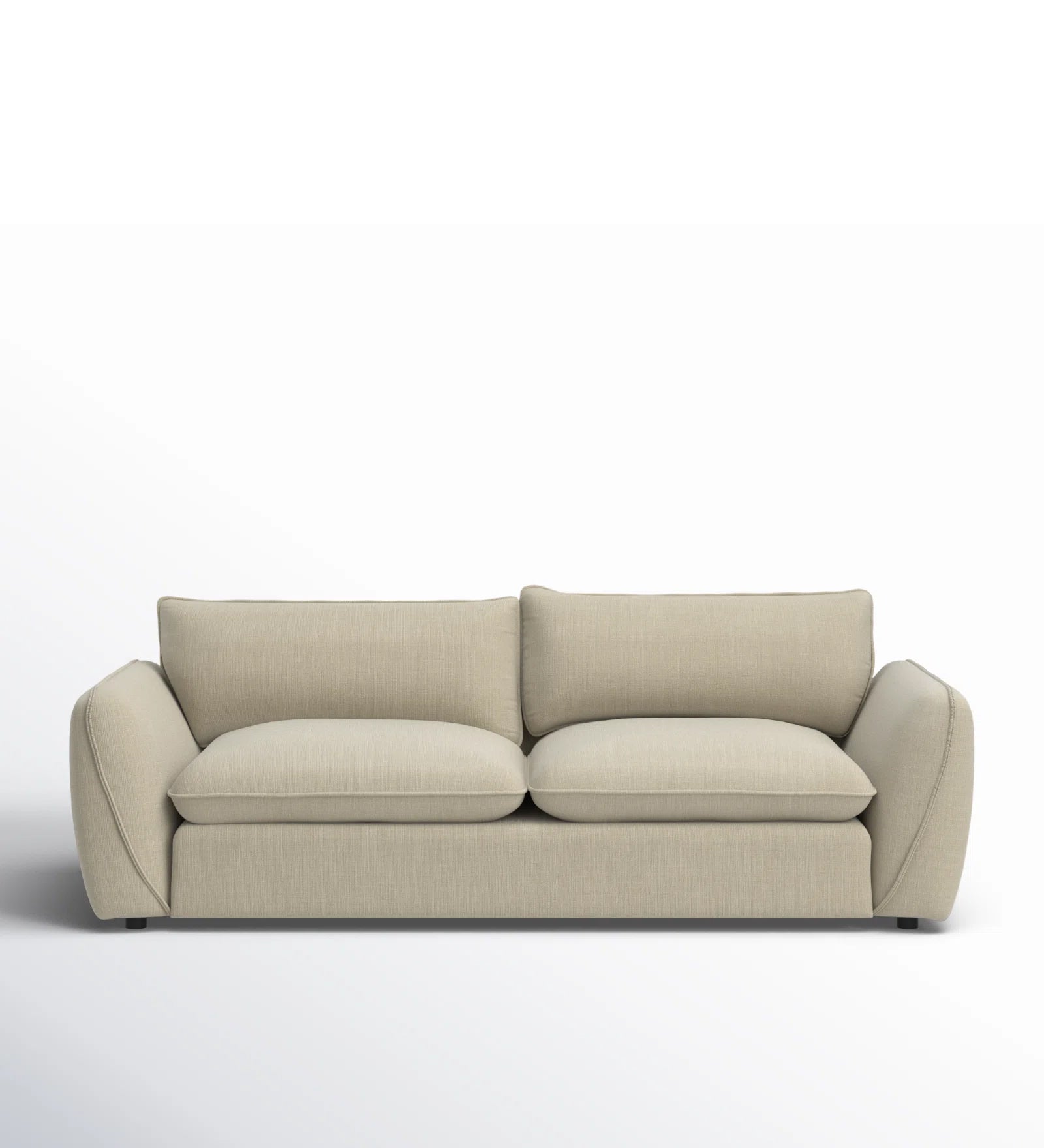 Tony Fabric 3 Seater Sofa In Beige Colour - Febonic Living