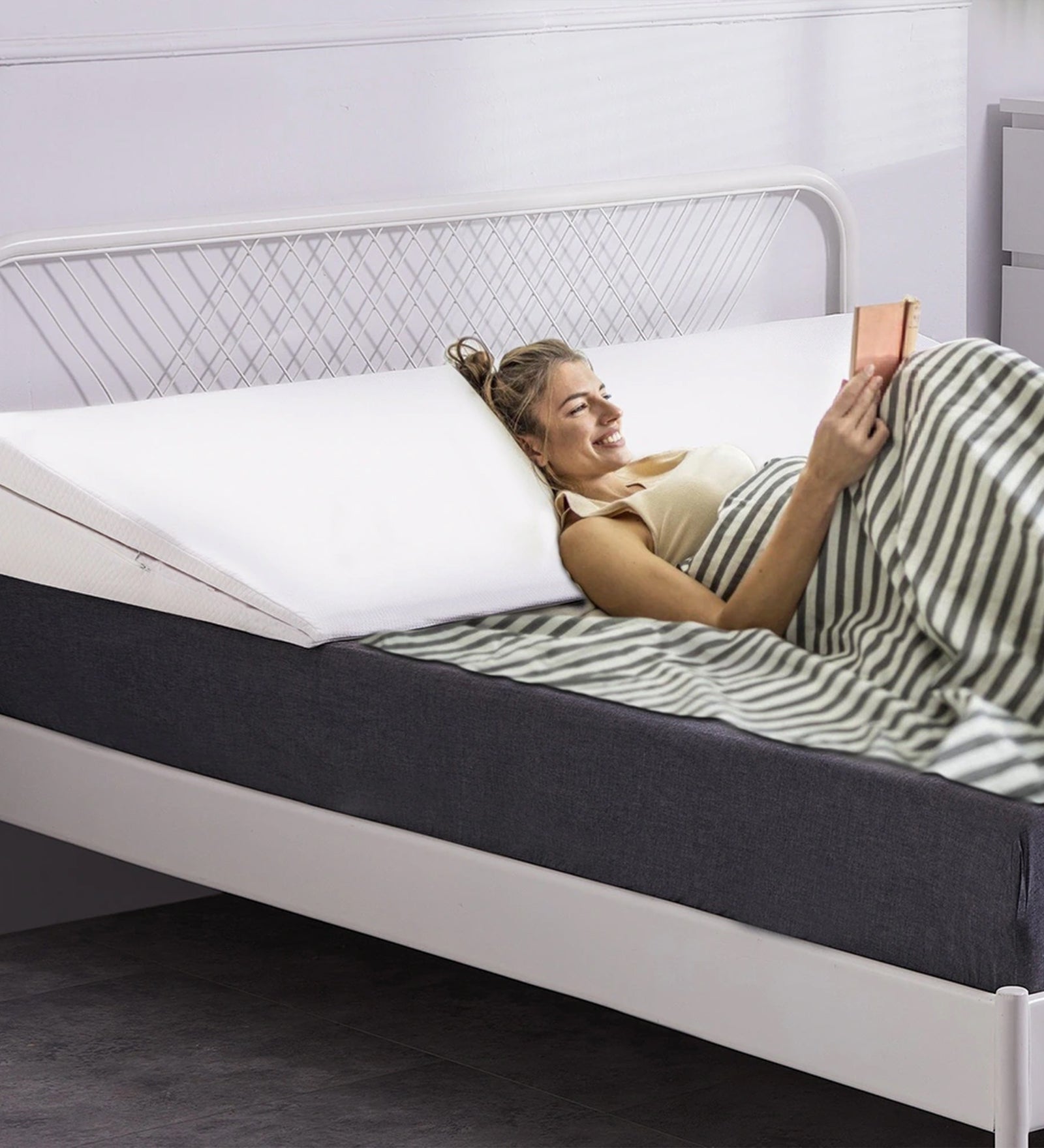 Maple Adjustable Headboard Wegde Pillow With Washable Cover - Febonic Living