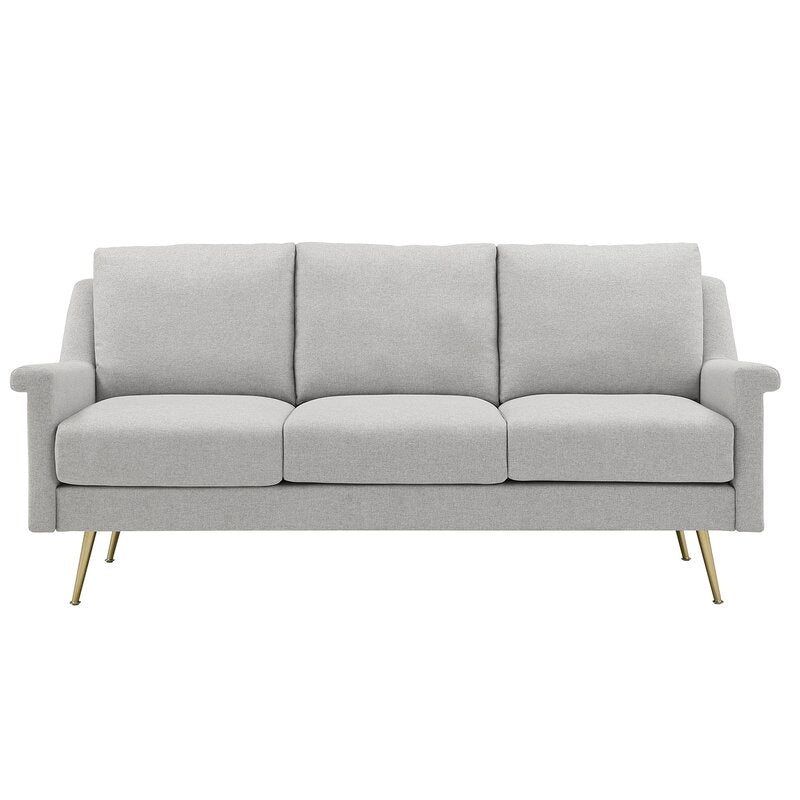 Valerie Fabric 3 Seater Sofa In Lit Grey Colour - Febonic Living