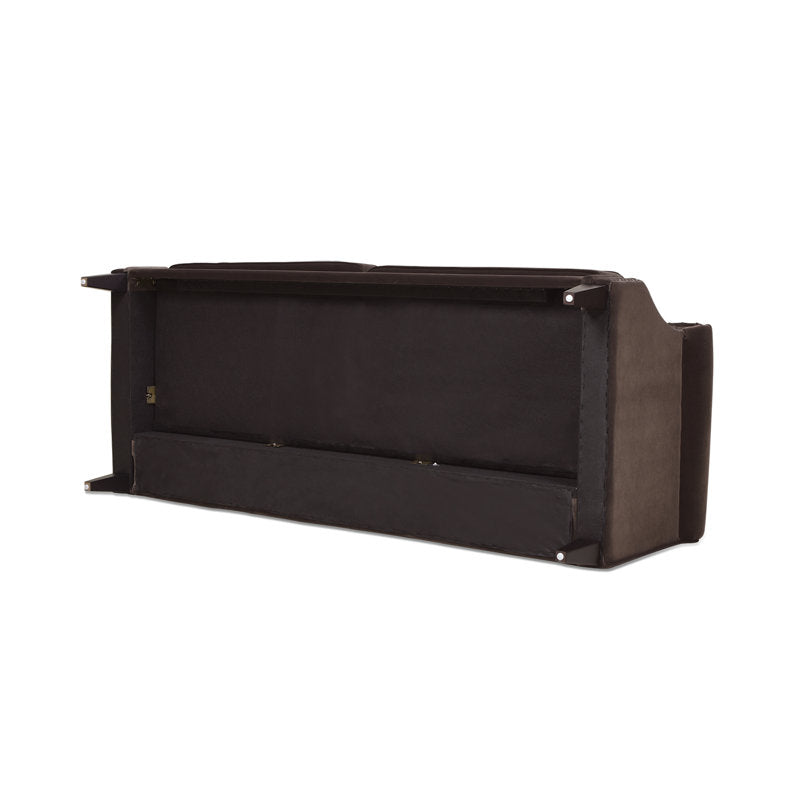 Willa Velvet 3 Seater Sofa In Mocha Brown Colour - Febonic Living