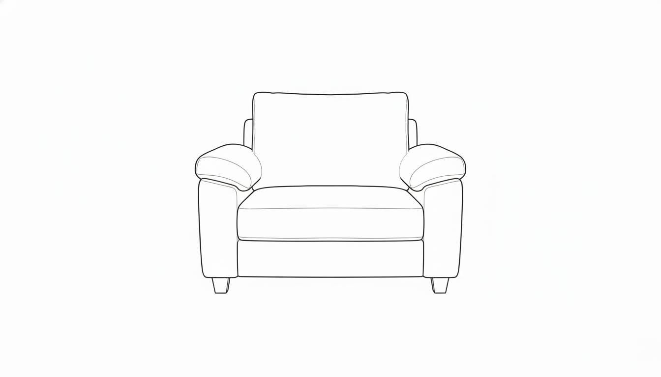 Vegas Fabric 1 Seater Sofa In Charcoal Grey Colour