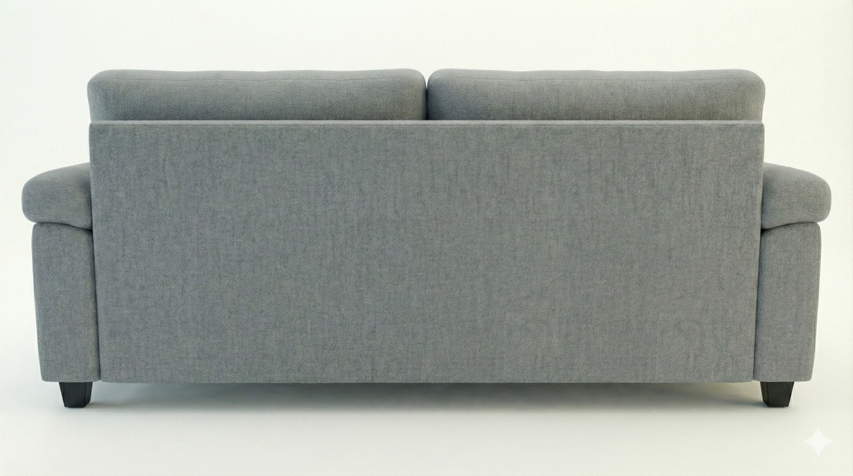 Vegas Fabric 3 Seater Sofa In Charcoal Grey Colour - Febonic Living