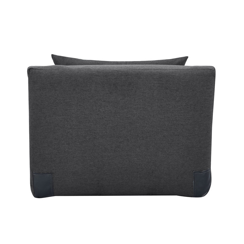 Dorry Fabric Foldable Sofa Bed In Charcoal Grey Colour - Febonic Living