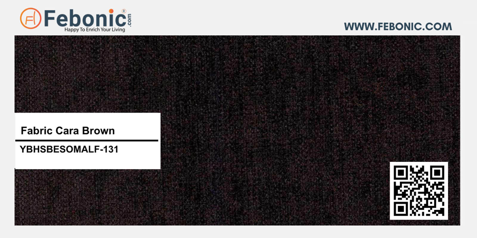 Nowia Fabric 3 Seater Recamier In Cara Brown Colour With Storage - Febonic Living