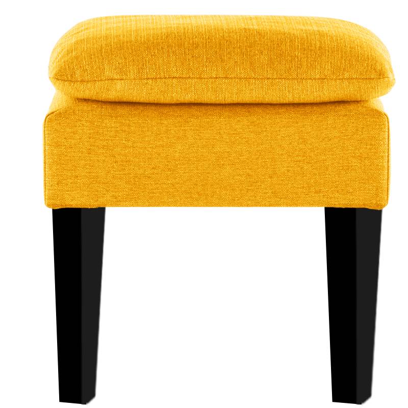 Vodoo Fabric Stool In Bold Yellow Colour - Febonic Living