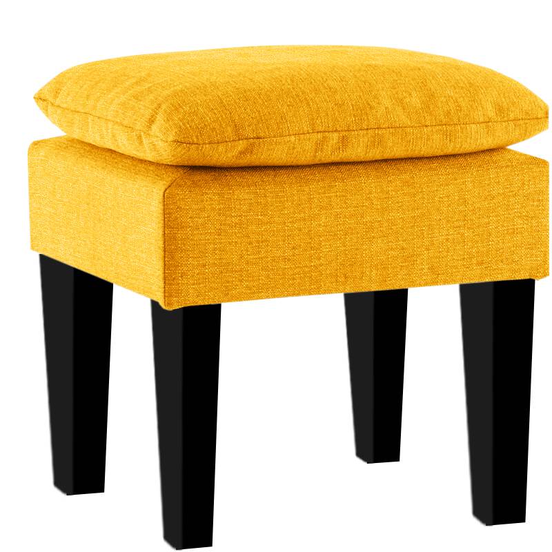Vodoo Fabric Stool In Bold Yellow Colour - Febonic Living