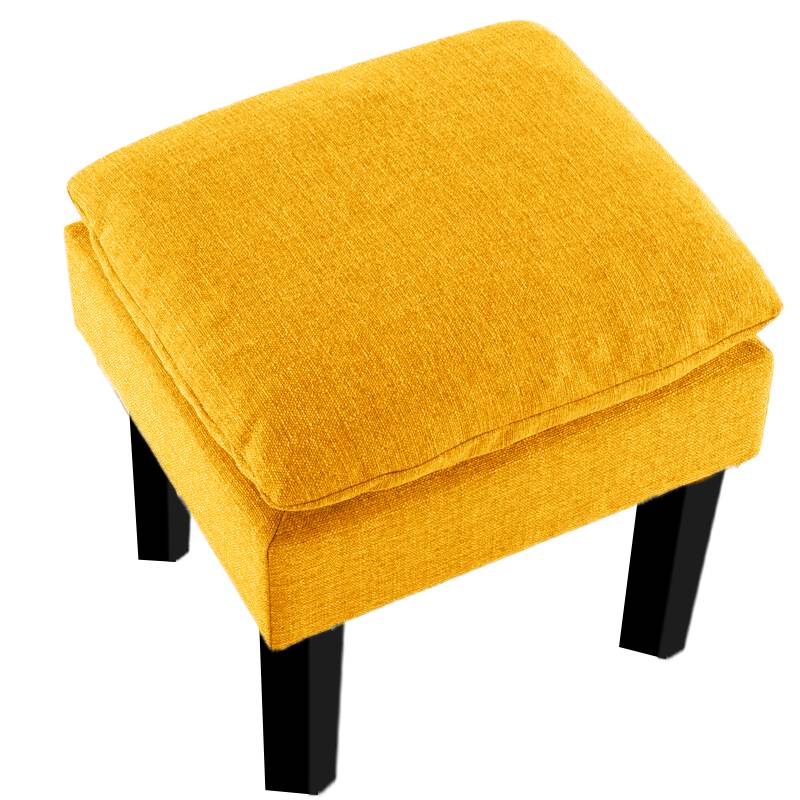 Vodoo Fabric Stool In Bold Yellow Colour - Febonic Living