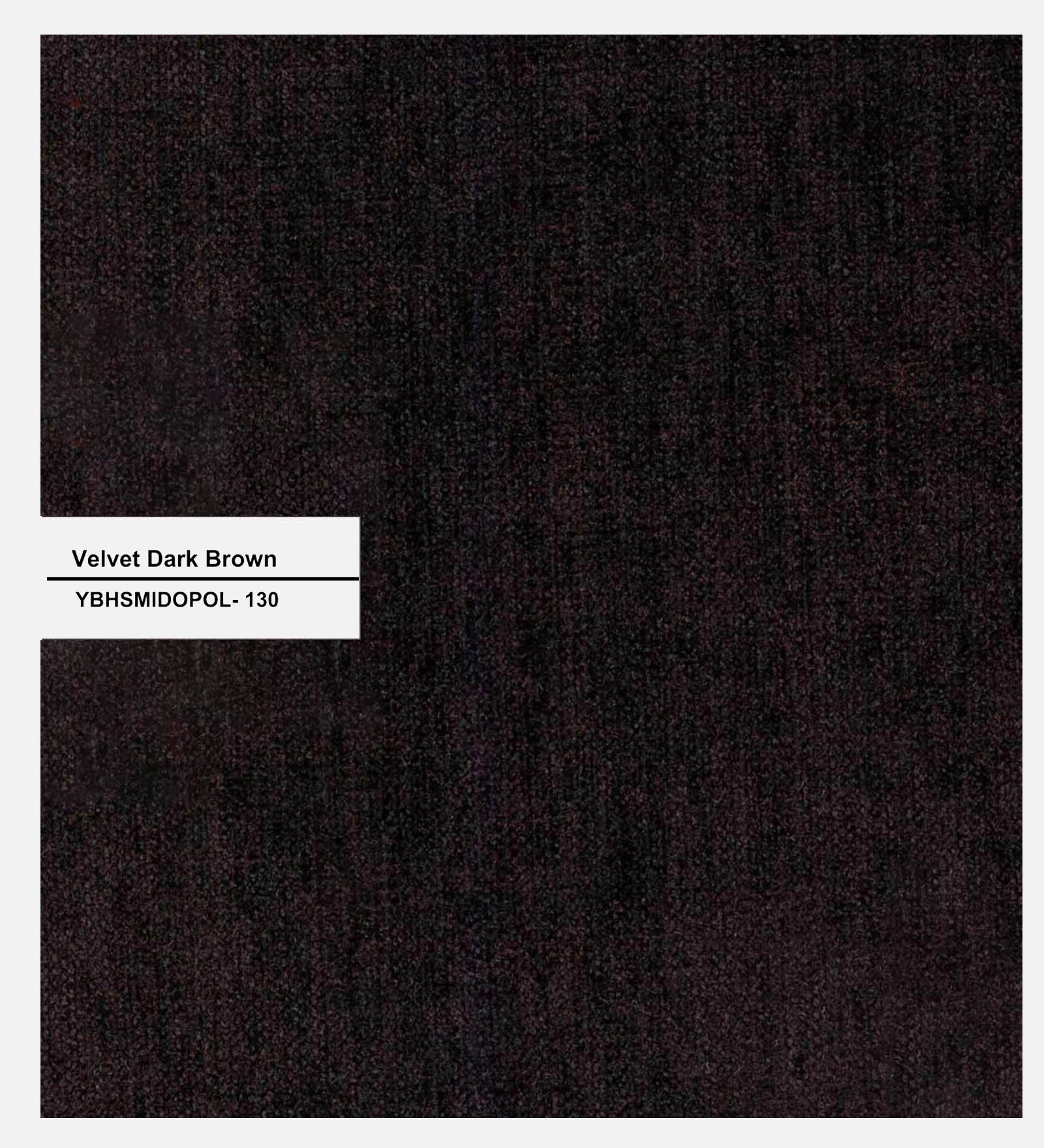 Jovi Velvet Upholstered Single Size Bed In Dark Brown Colour - Febonic Living