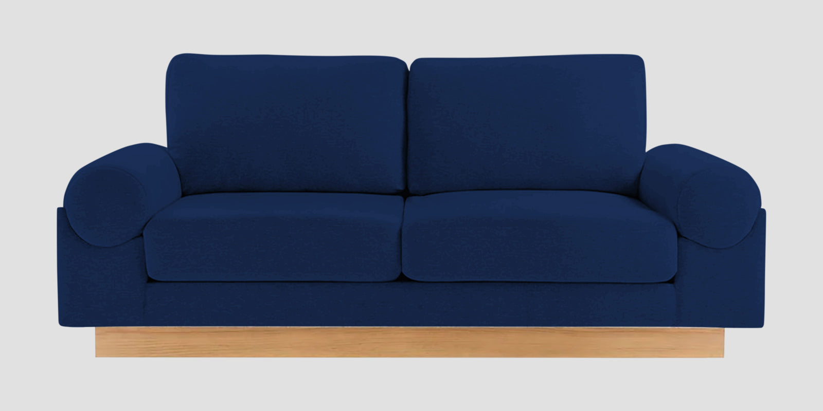 Yuma Fabric 2 Seater Sofa In Royal Blue Colour