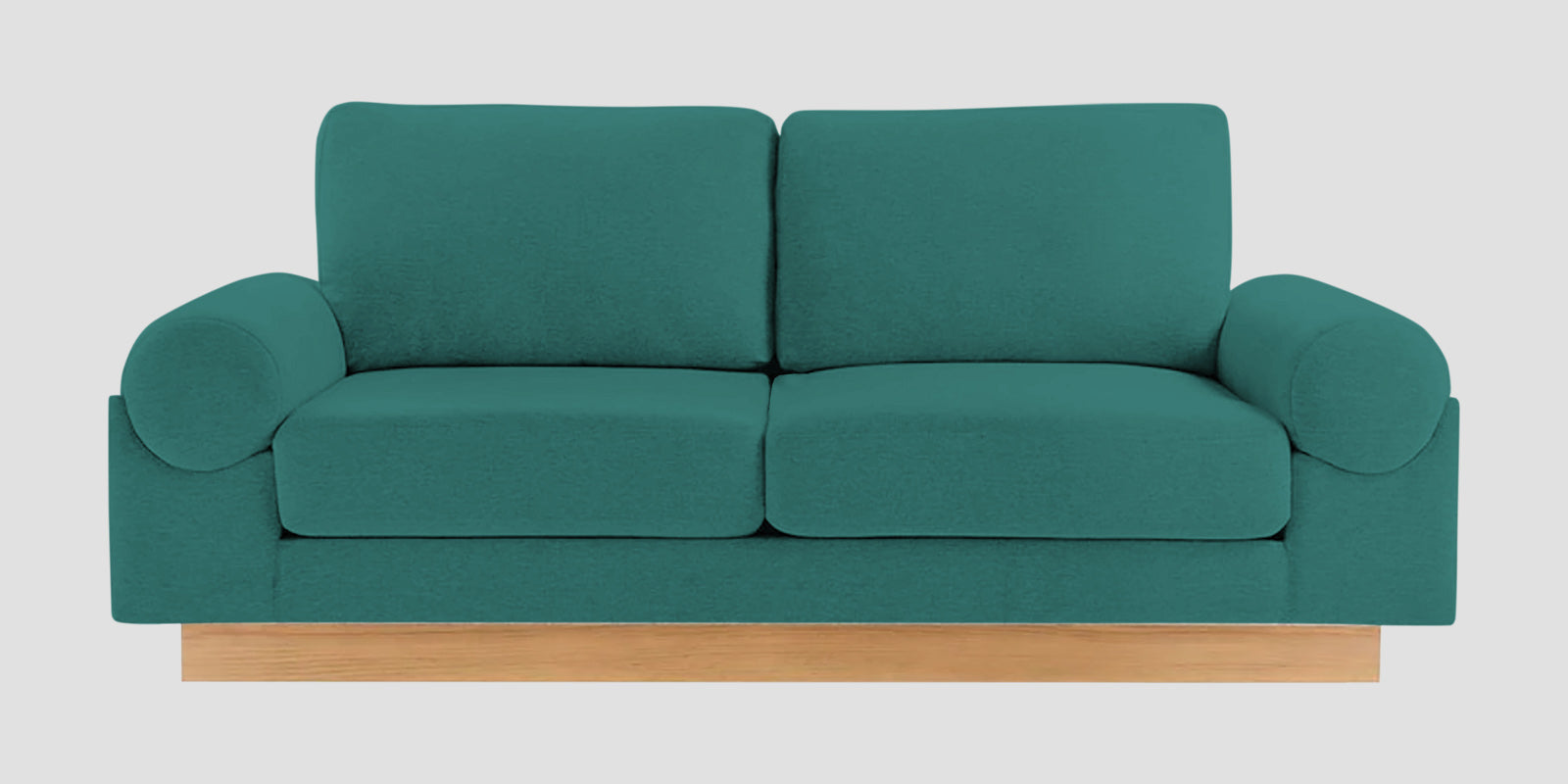 Yuma Fabric 2 Seater Sofa In Sea Green Colour