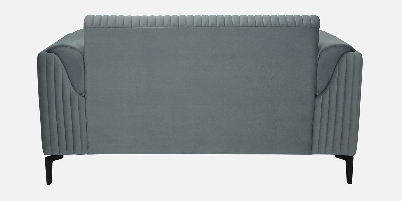 Zara Waterproof Velvet 2 Seater Sofa in Fossil Grey Colour - Febonic Living