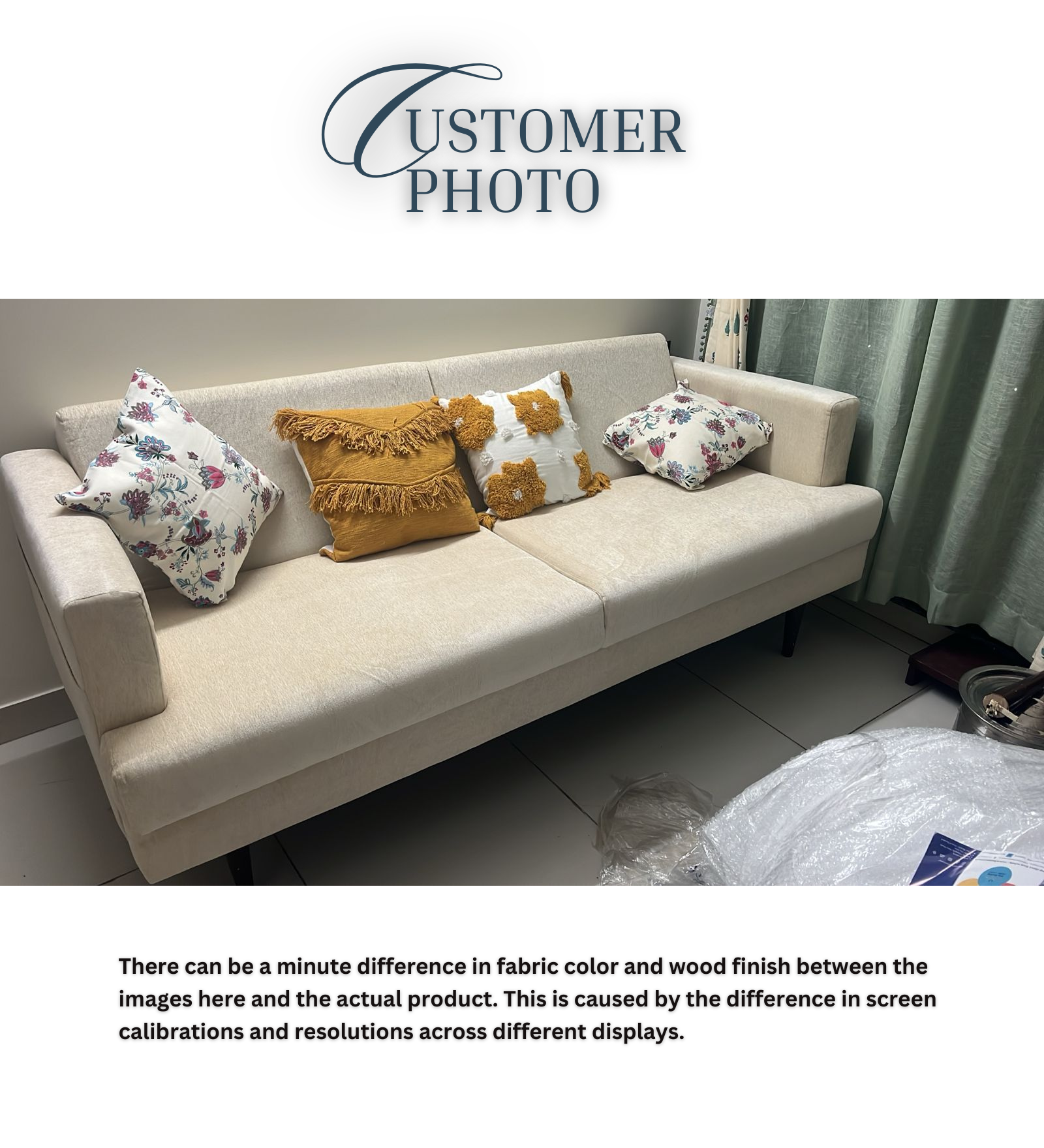 Zoya Fabric 3 Seater Convertible Sofa Cum Bed In Cara Brown Colour - Febonic Living