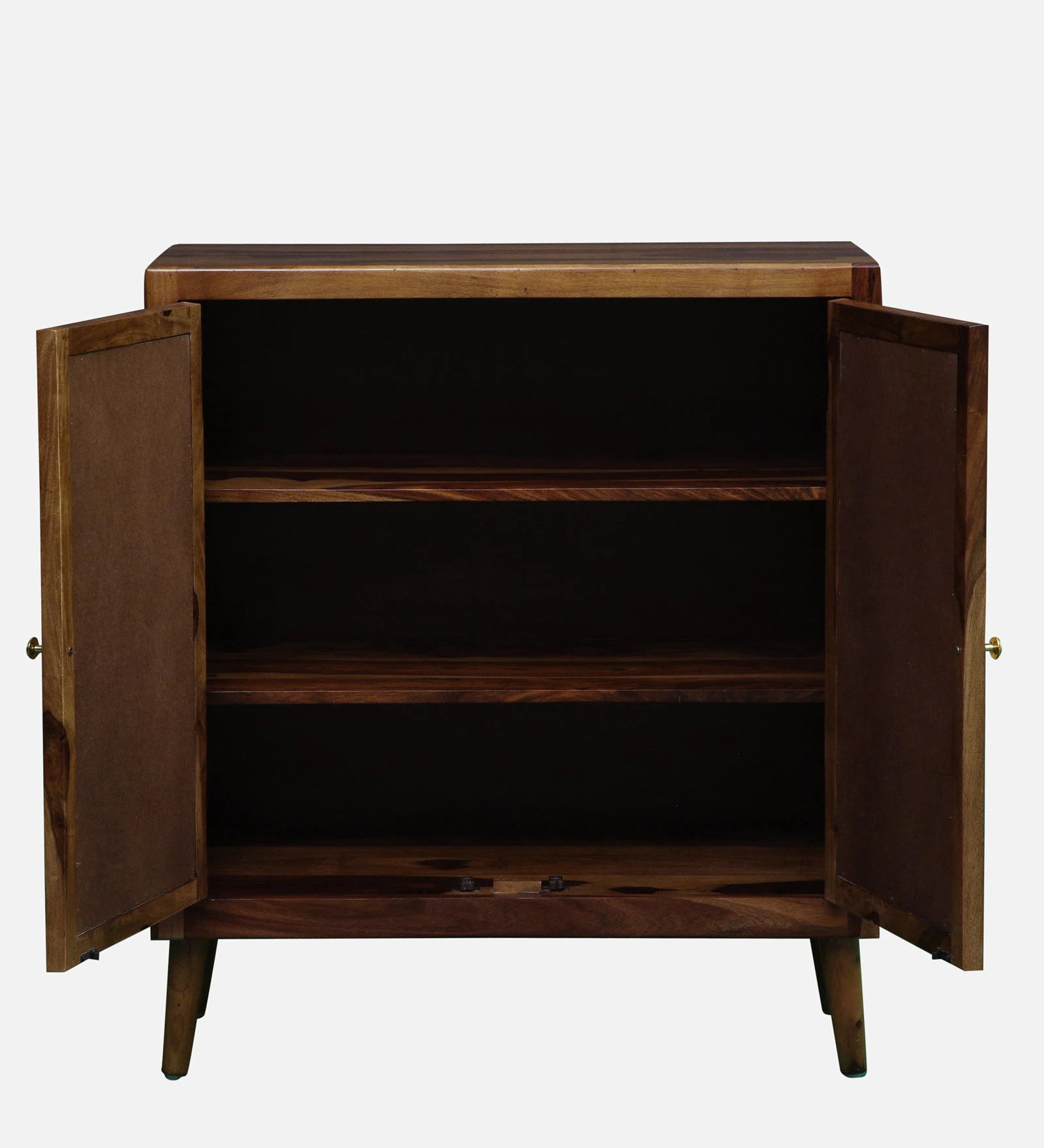 Albans Sheesham Wood Cabinet in Provincial Teak Finish - Febonic Living