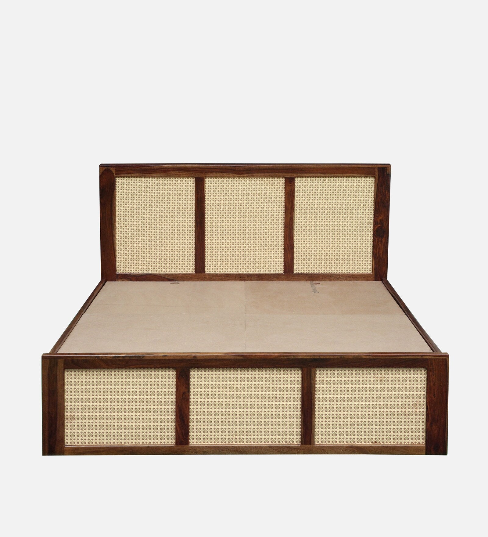 Albans Sheesham Wood King Size Bed In Provincial Teak Finish - Febonic Living