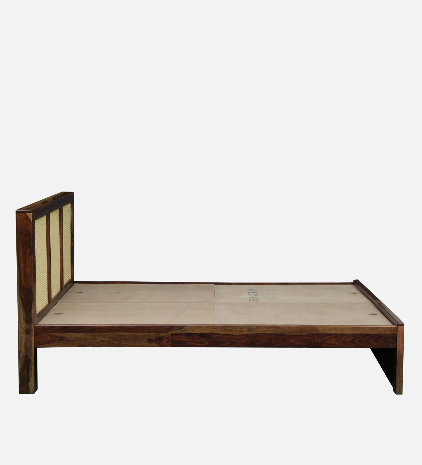 Albans Sheesham Wood King Size Bed In Provincial Teak Finish - Febonic Living