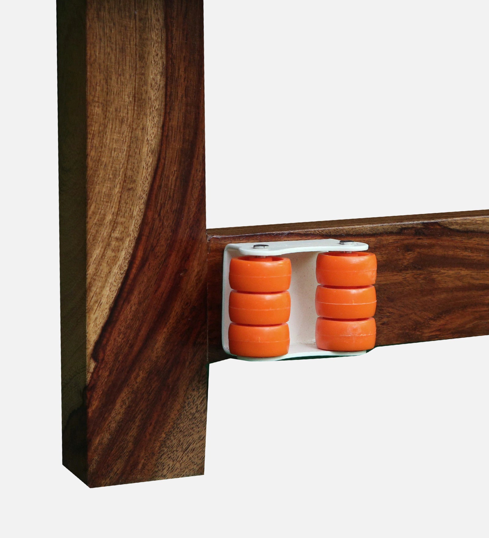 Albans Sheesham Wood Single Bed In Provincial Teak Finish With Trundle - Febonic Living