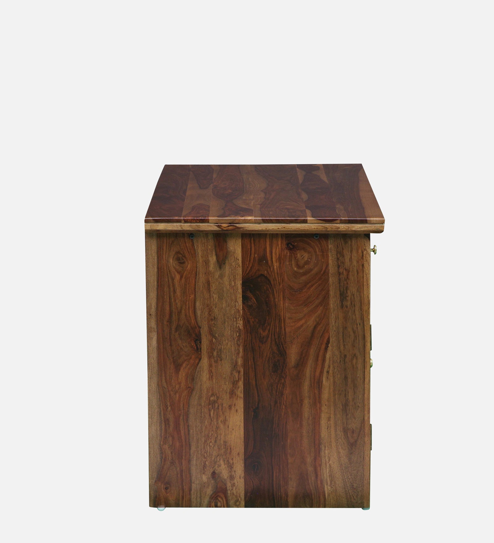 Albans Sheesham Wood Writing Table In Provincial Teak Finish - Febonic Living