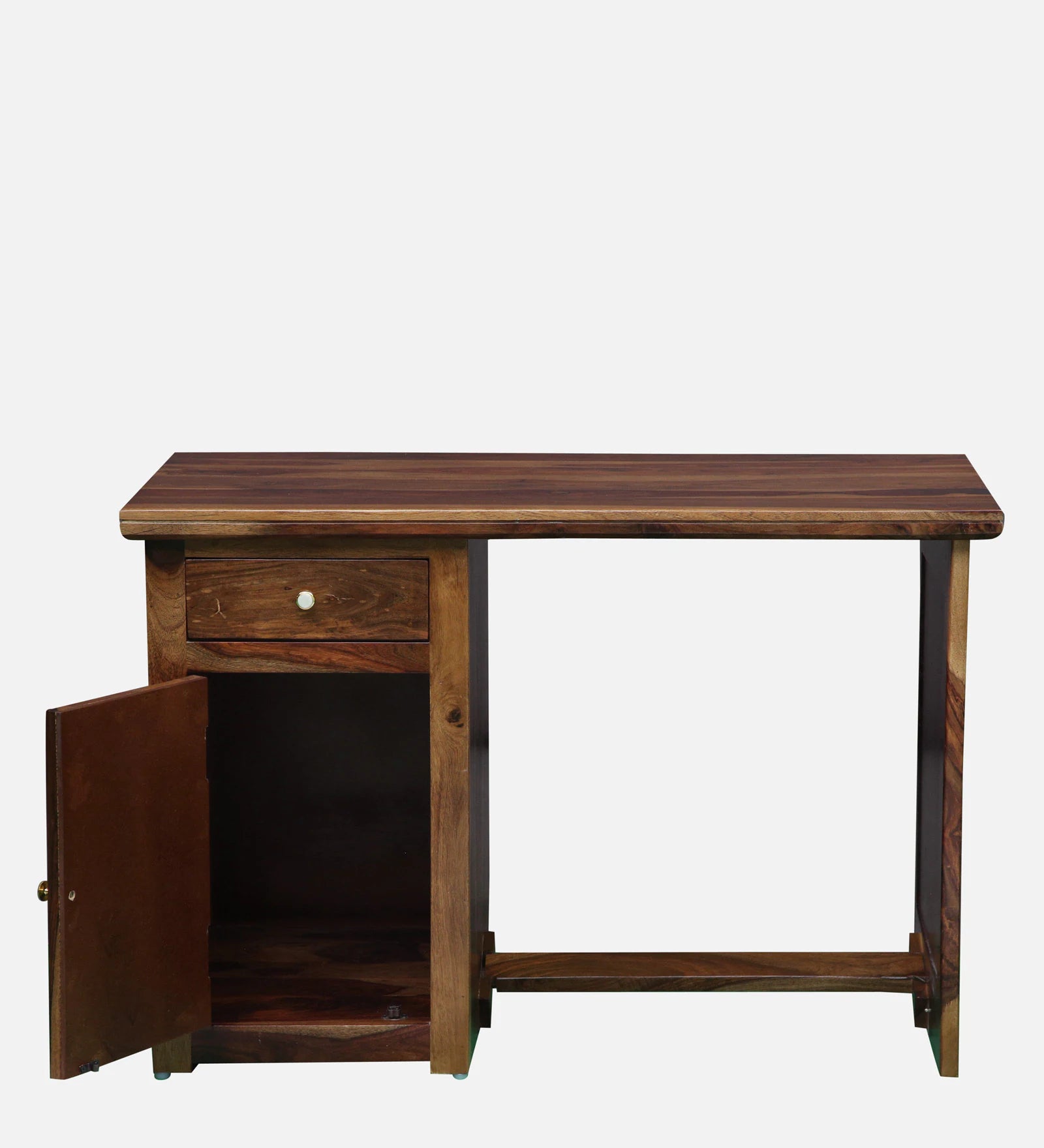 Albans Sheesham Wood Writing Table In Provincial Teak Finish - Febonic Living