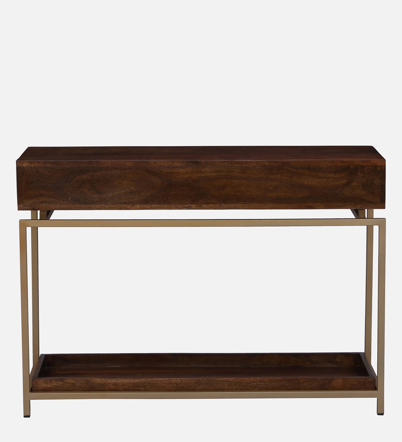 Macon Solid Wood Console Table In Provincial Teak Finish - Febonic Living