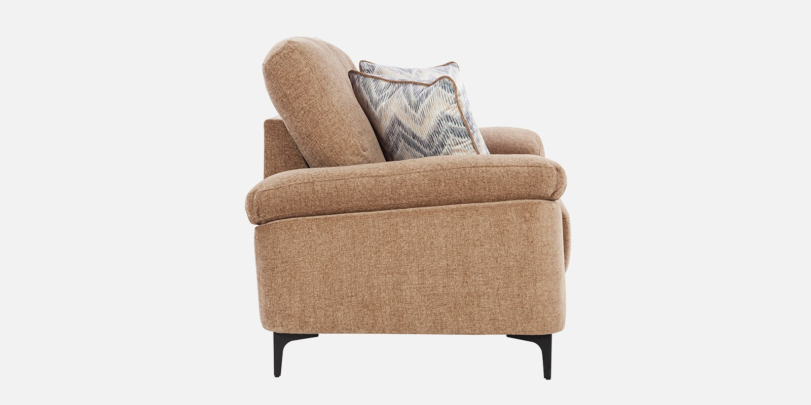 Amsterdam Fabric 2 Seater Sofa In Cosmic Beige Colour - Febonic Living