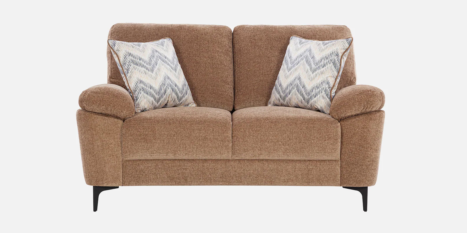 Amsterdam Fabric 2 Seater Sofa In Cosmic Beige Colour - Febonic Living