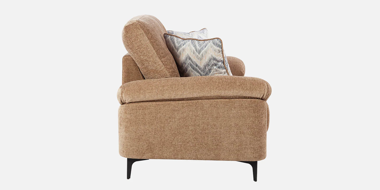 Amsterdam Fabric 3 Seater Sofa In Cosmic Beige Colour - Febonic Living