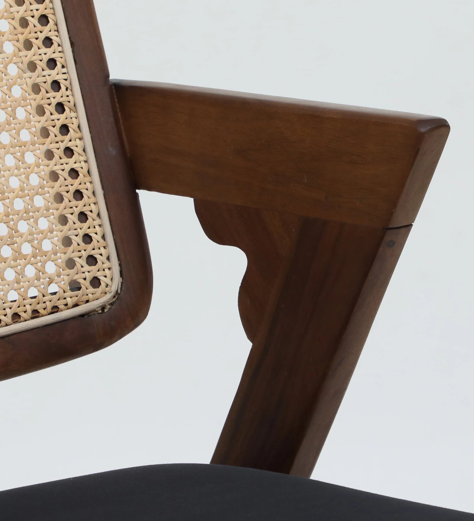 Andorra Sheesham Wood Arm Chair In Provincial Teak Finish - Febonic Living