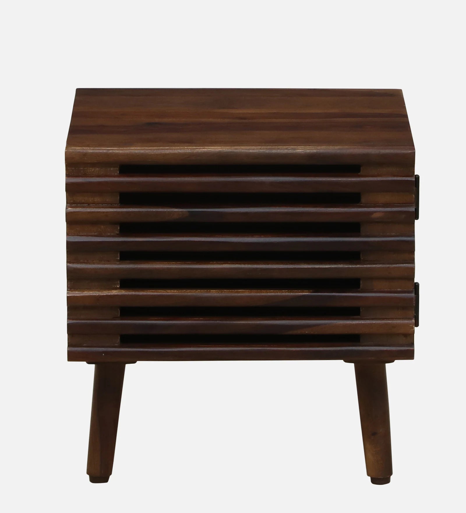 Chalki Sheesham Wood Bedside Table In Provincial Teak Finish - Febonic Living