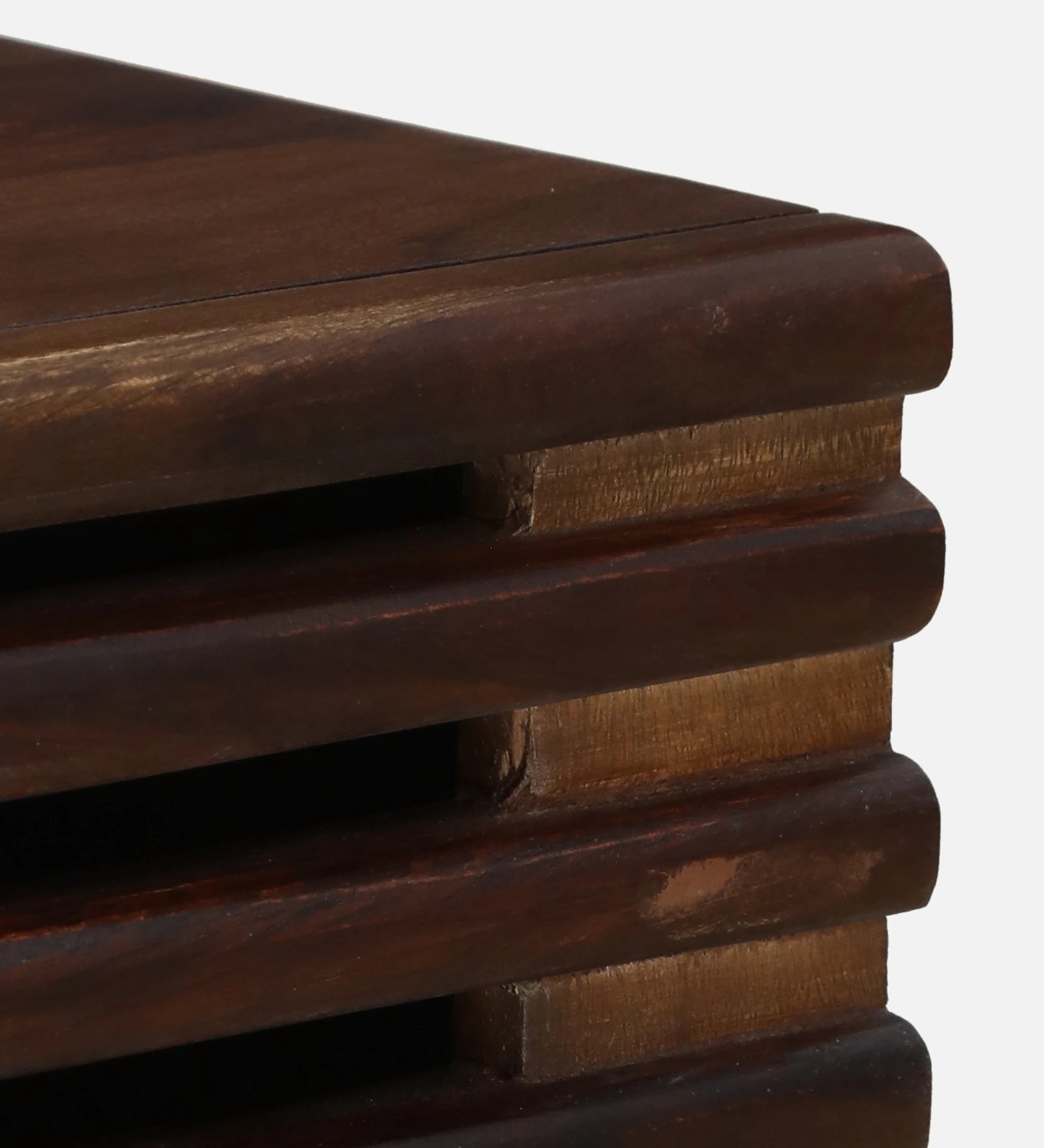 Chalki Sheesham Wood Bedside Table In Provincial Teak Finish - Febonic Living