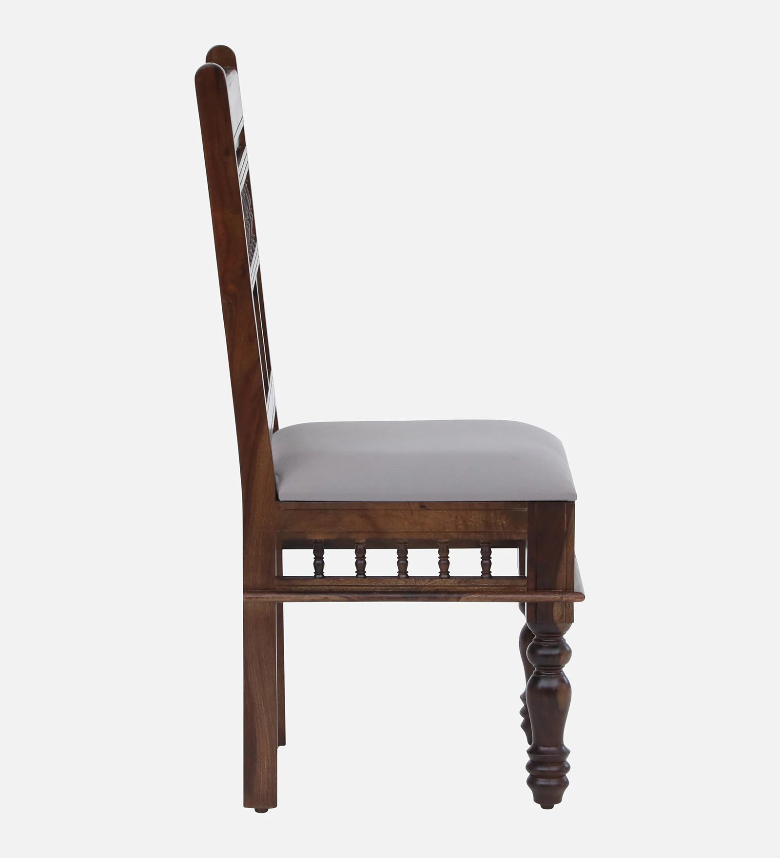 Gati Sheesham Wood Dining Chairs In Provincial Teak Finish (Set Of 2) - Febonic Living