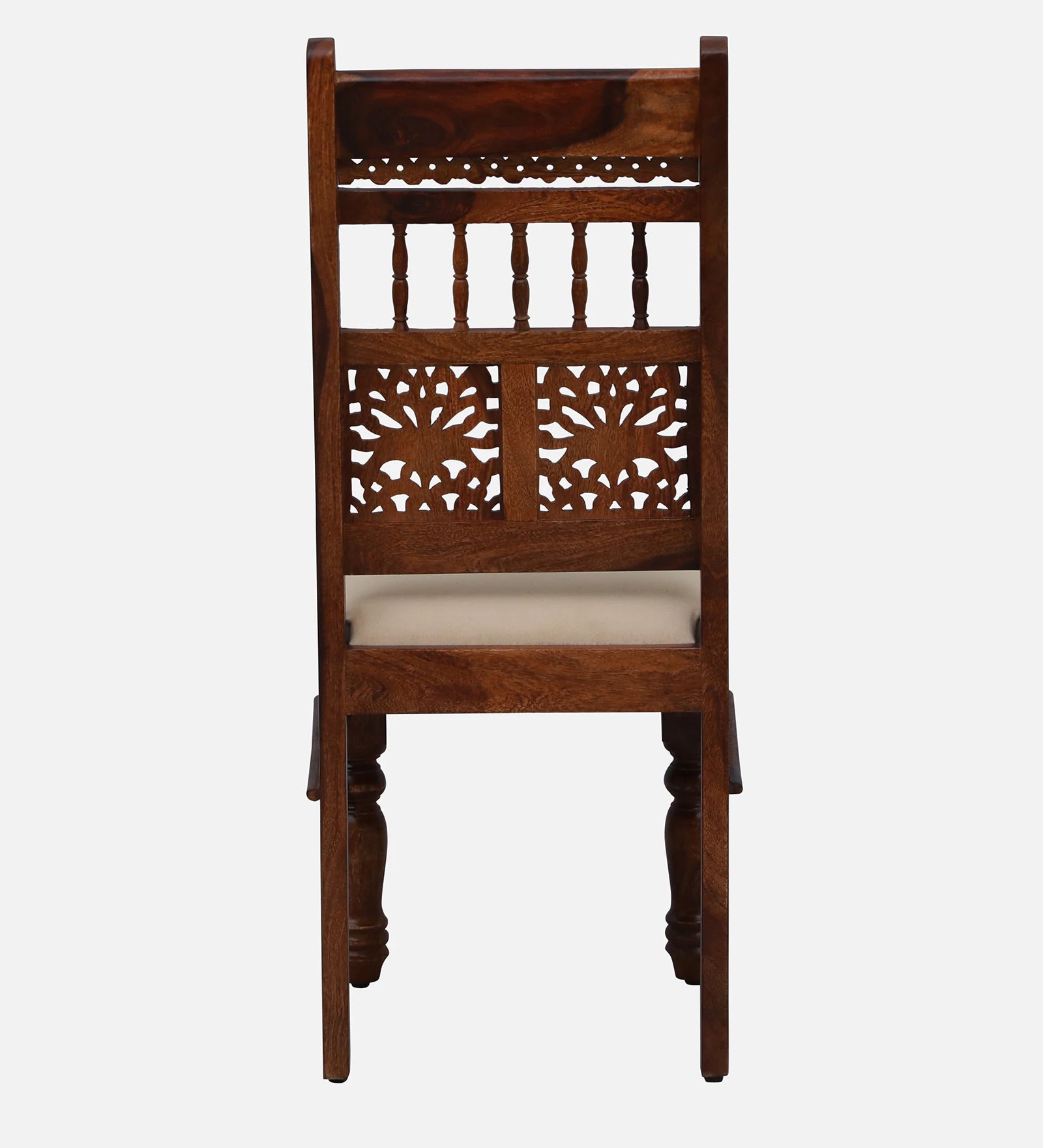 Gati Sheesham Wood Dining Chairs In Honey Oak Finish (Set Of 2) - Febonic Living