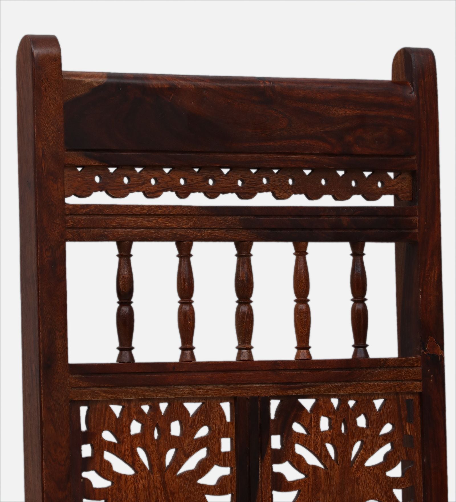 Gati Sheesham Wood Dining Chairs In Honey Oak Finish (Set Of 2) - Febonic Living