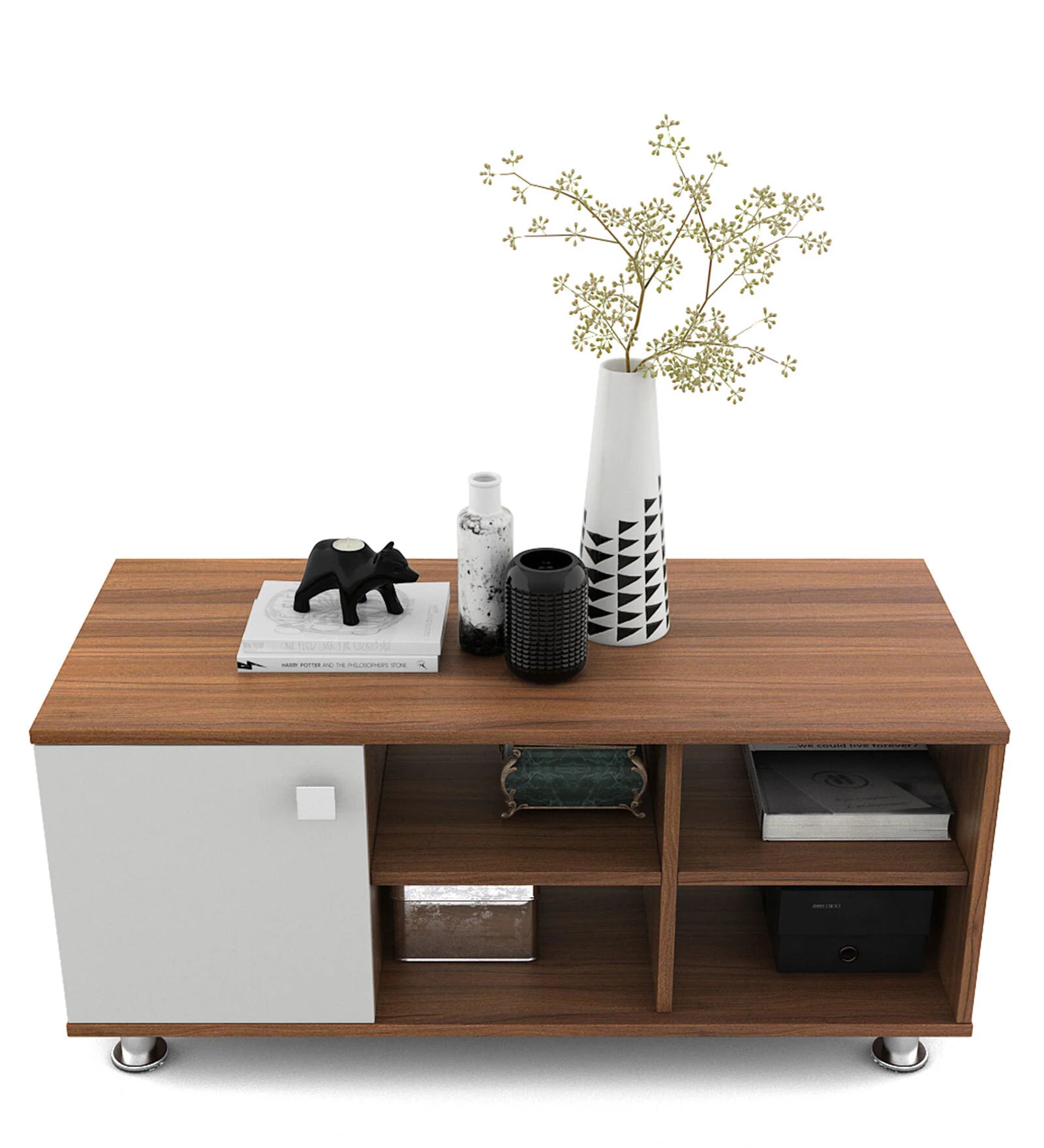 Josie Coffee Table In Oral Walnut Finish - Febonic Living
