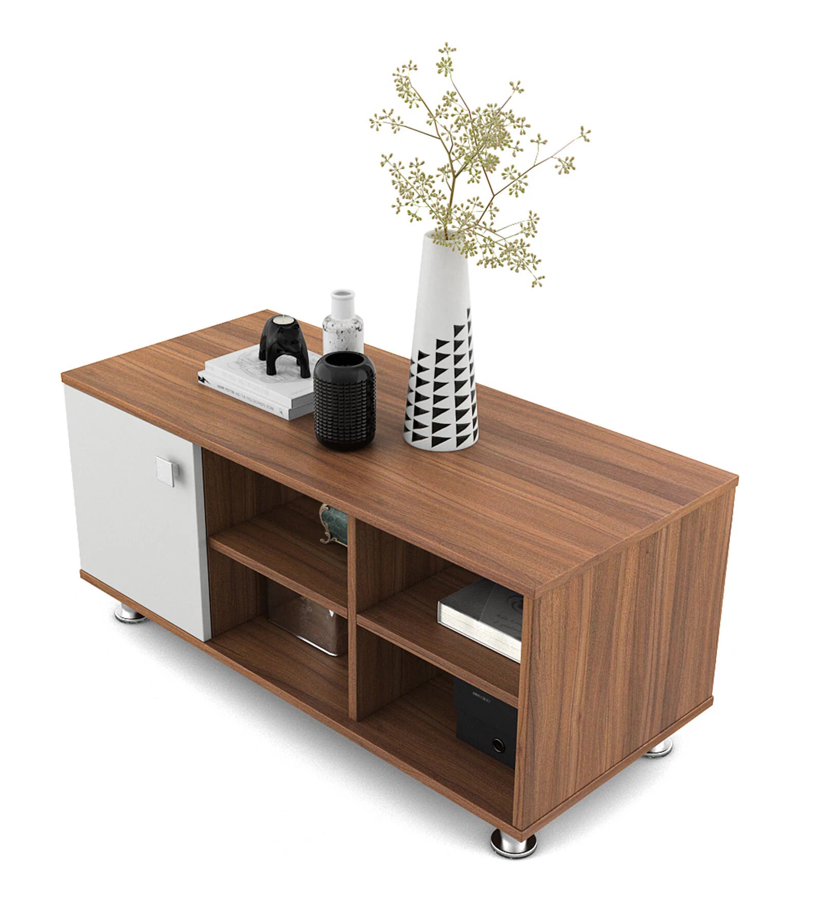 Josie Coffee Table In Oral Walnut Finish - Febonic Living