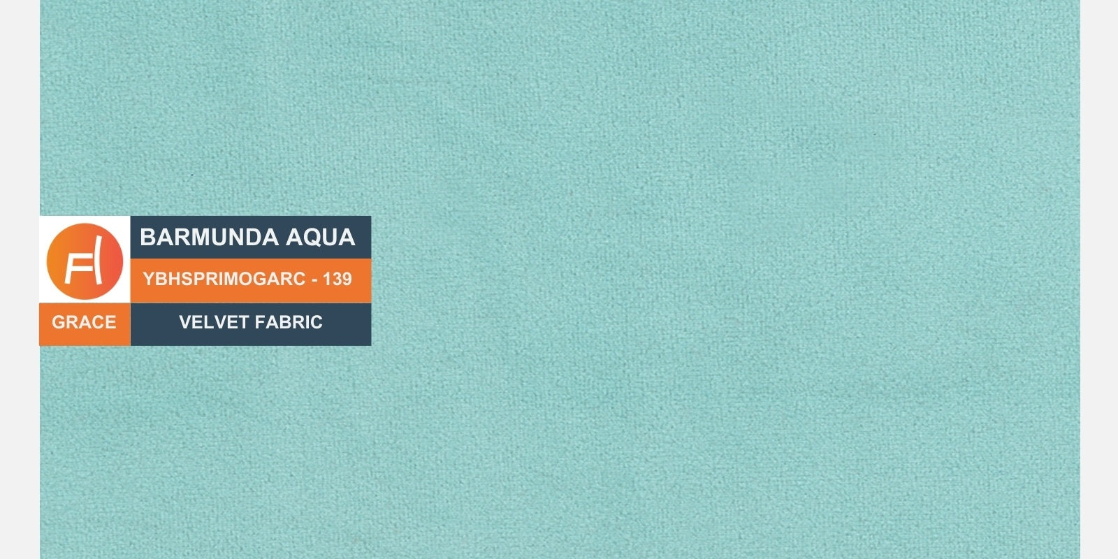 Haru Fabric LHS Sectional Sofa (2+Lounger) In Barmunda Aqua Colour - Febonic Living