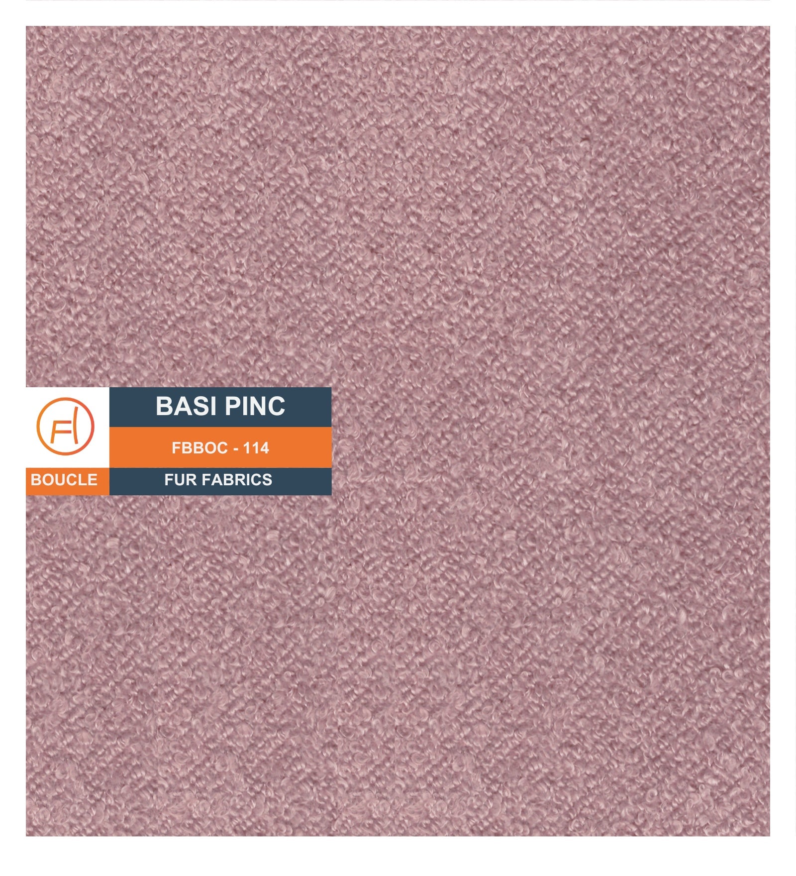 Rexi Boucle Fabric Bench In Basi Pinc Colour - Febonic Living