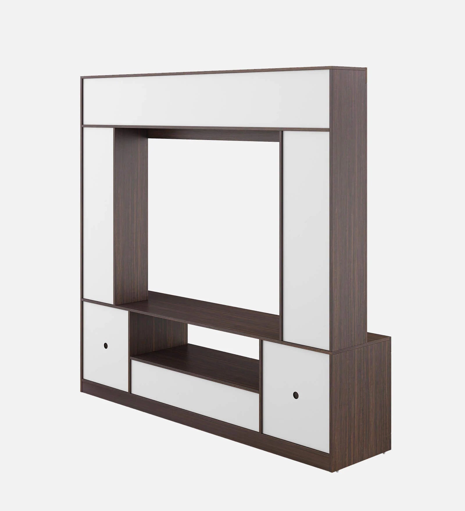 Benson Tv Unit in Dark Wallnut Finish