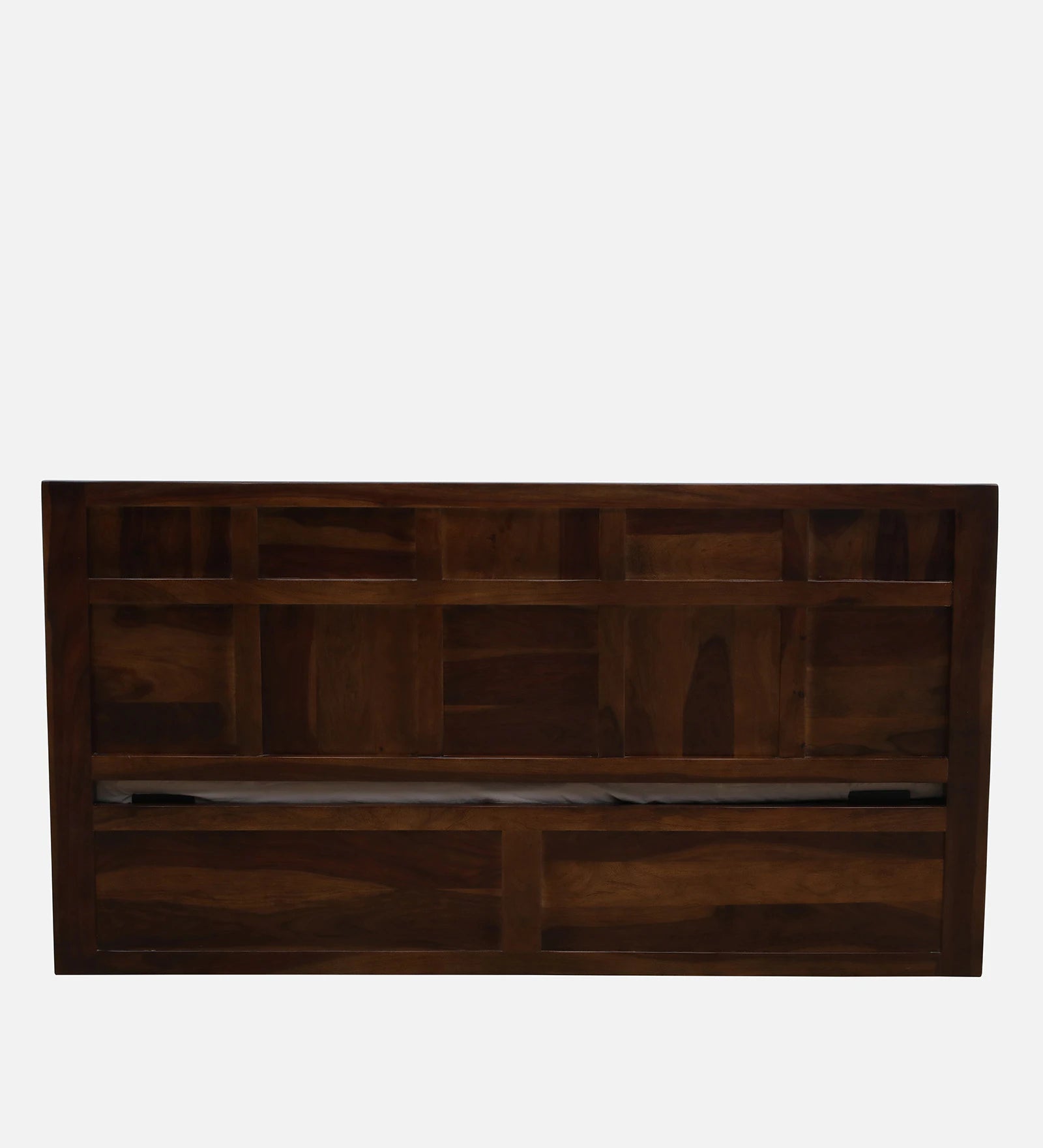 Thor Sheesham Wood King Size Bed In Provincial Teak Finish With Hydraulic Storage - Febonic Living