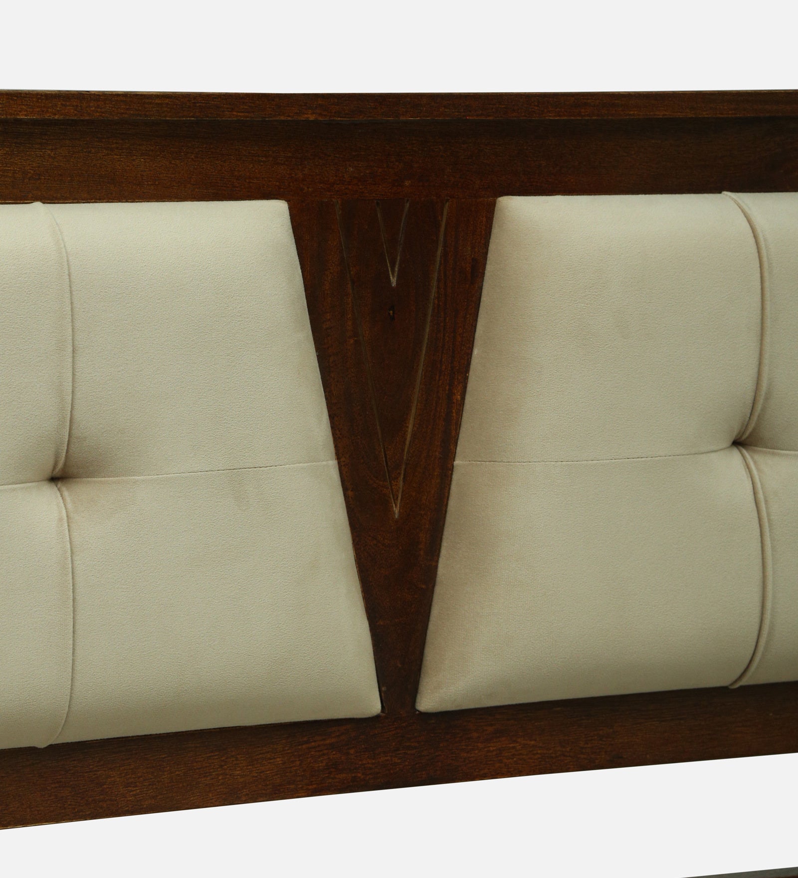 Verso Mango Wood King Size Bed With Metal Side Rail In Tubbaq Finish