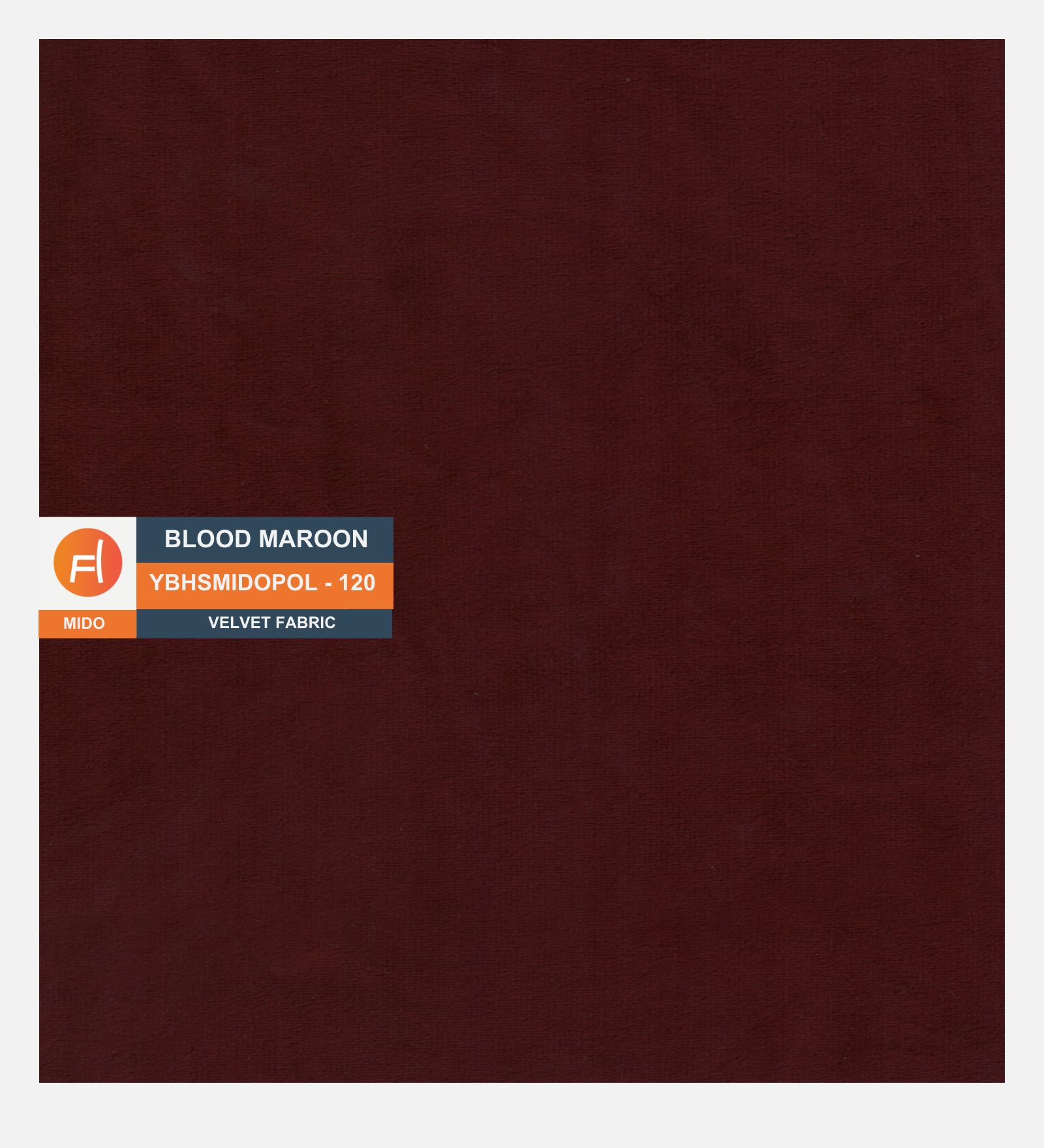Sumo Velvet 1 Seater Sofa In Blood Maroon Colour - Febonic Living