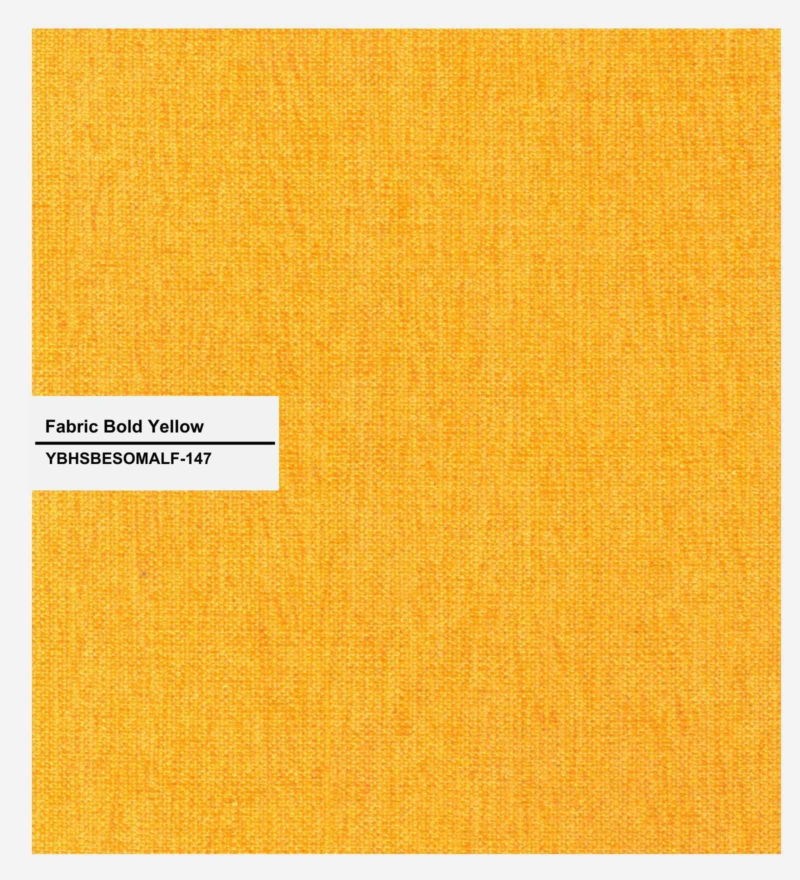 Lara Fabric 1 Seater Sofa In Bold Yellow Colour