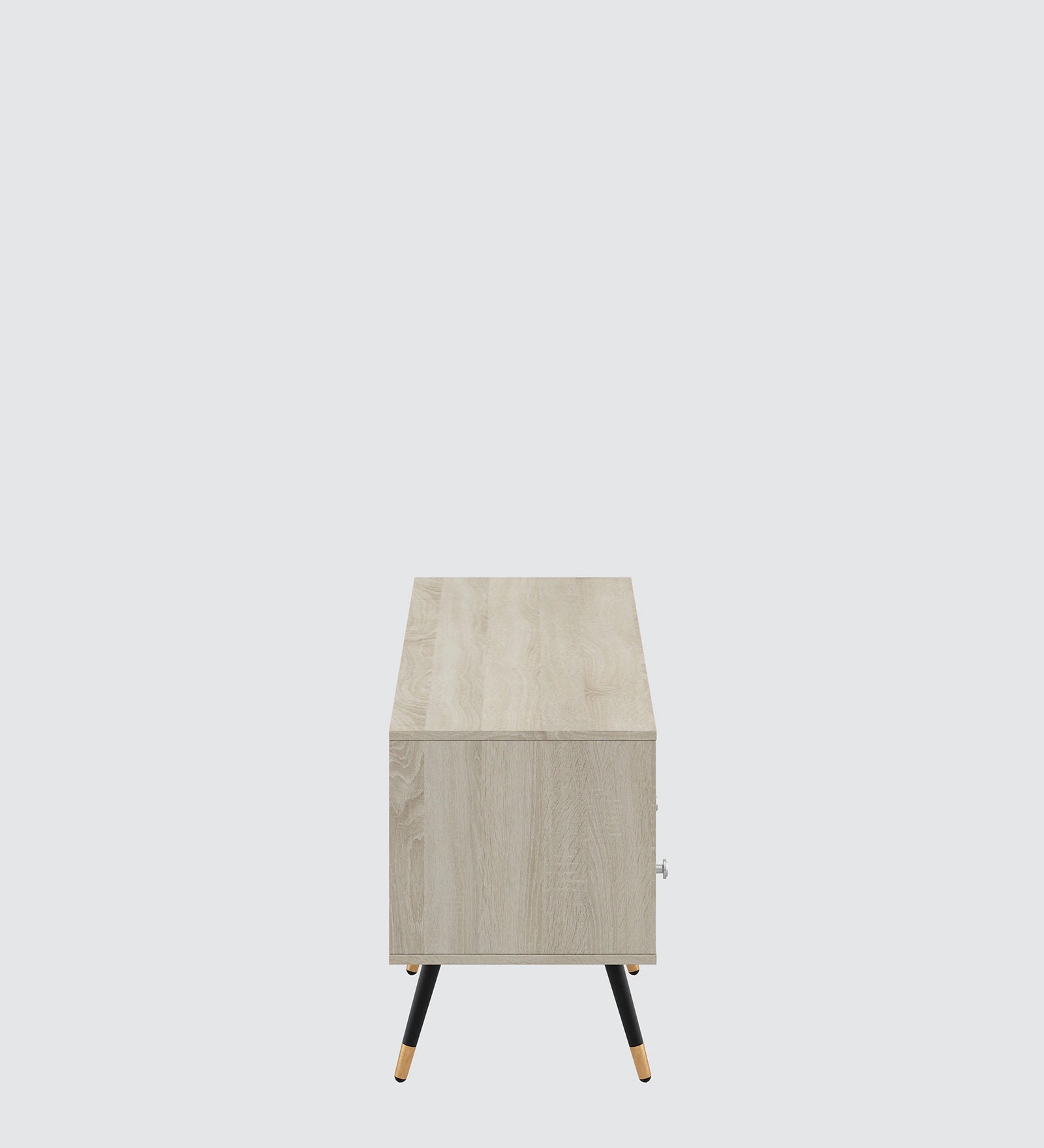 Breeze Tv Console Table in Frosty White Finish